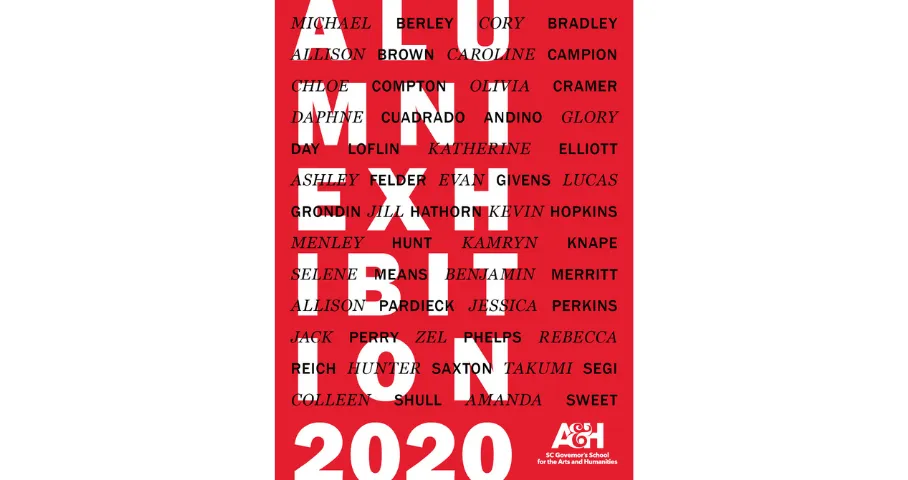 alumni exhibition poster
